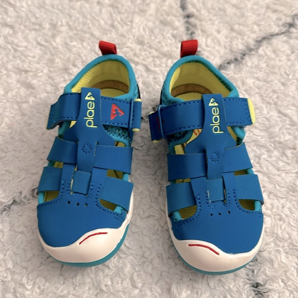 New in box - Plae sandals / sneakers - Sam - Seaport (teal blue) - size 8.5 - Picture 1 of 7